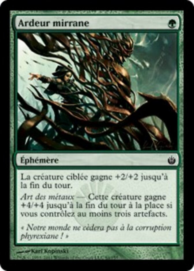 Ardeur mirrane — Mirrodin Besieged 84/155