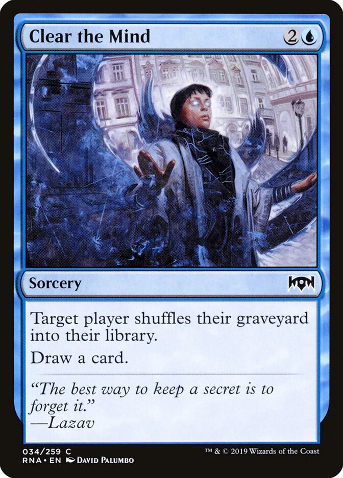 Clear the Mind — Ravnica Allegiance 34/273