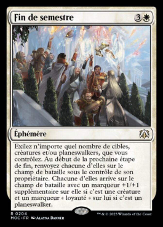 Fin de semestre — March of the Machine Commander 204/450