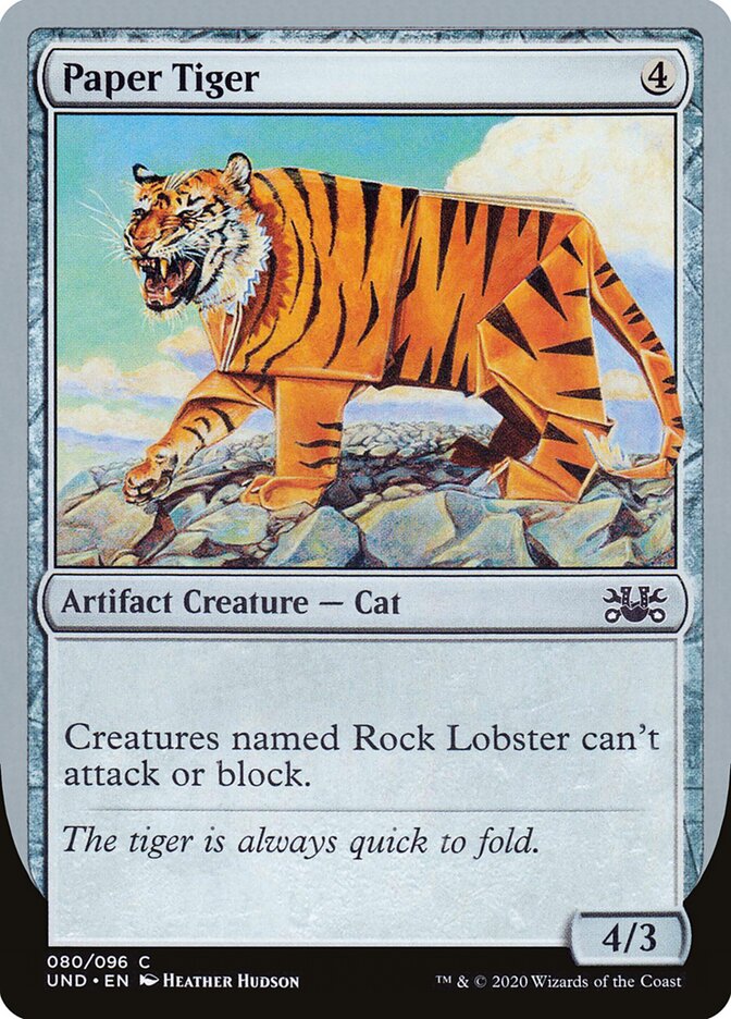 Paper Tiger — Unsanctioned 80/96