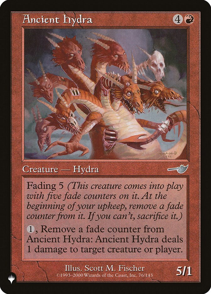 Ancient Hydra — The List NEM-76/5581