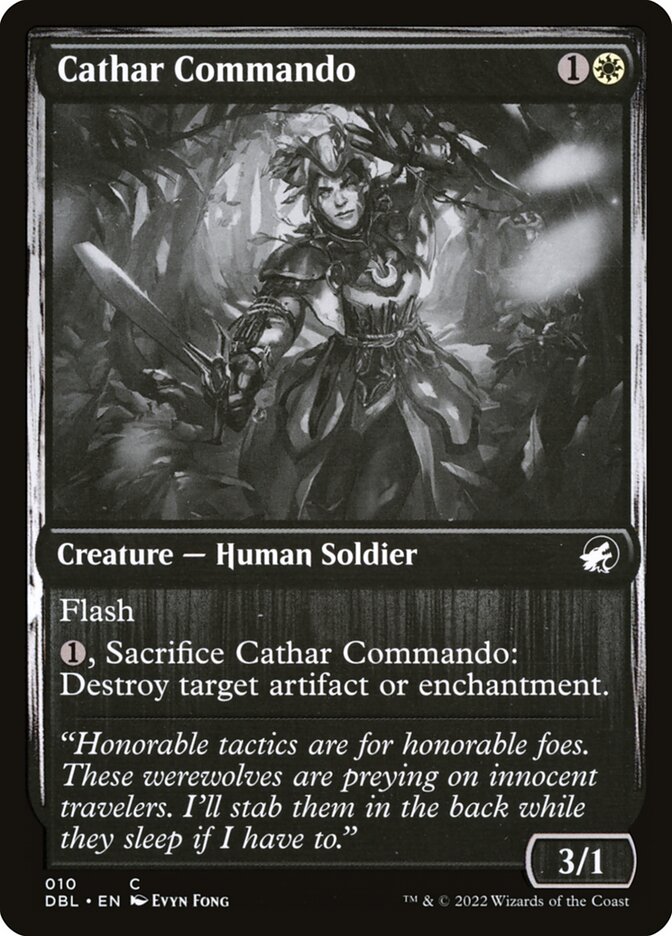 Cathar Commando — Innistrad: Double Feature 10/535