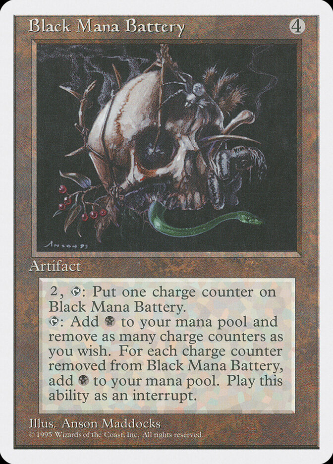 Black Mana Battery — Fourth Edition 298/378