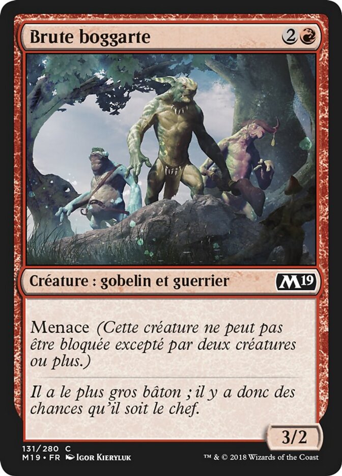 Brute boggarte — Core Set 2019 131/314
