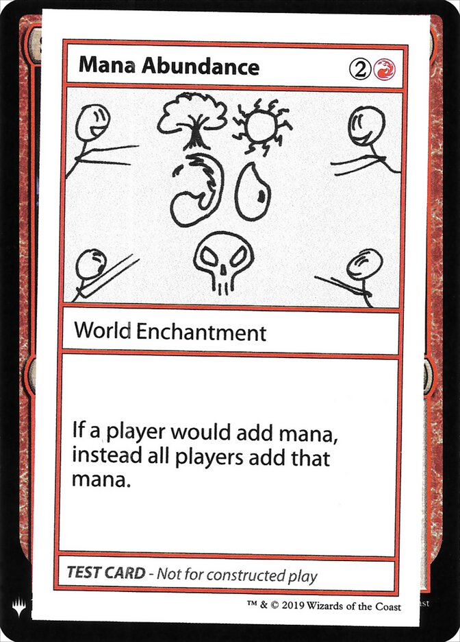 Mana Abundance — Mystery Booster Playtest Cards 2019 58/121