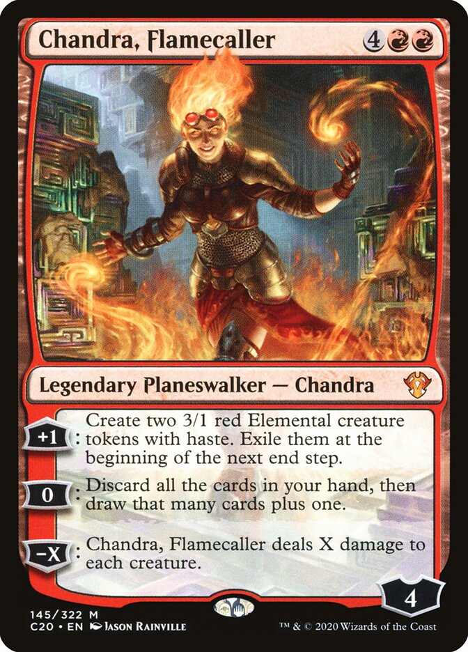 Chandra, Flamecaller — Commander 2020 145/322
