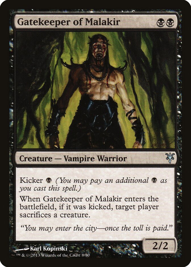 Gatekeeper of Malakir — Duel Decks: Sorin vs. Tibalt 8/80