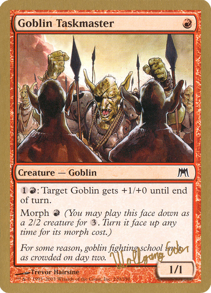 Goblin Taskmaster — World Championship Decks 2003 we210/142