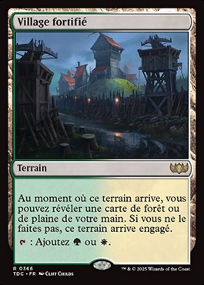 Village fortifié — Tarkir: Dragonstorm Commander 366/413