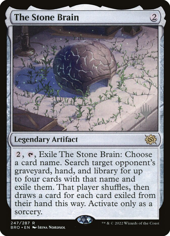 The Stone Brain — The Brothers' War Promos 247p/171