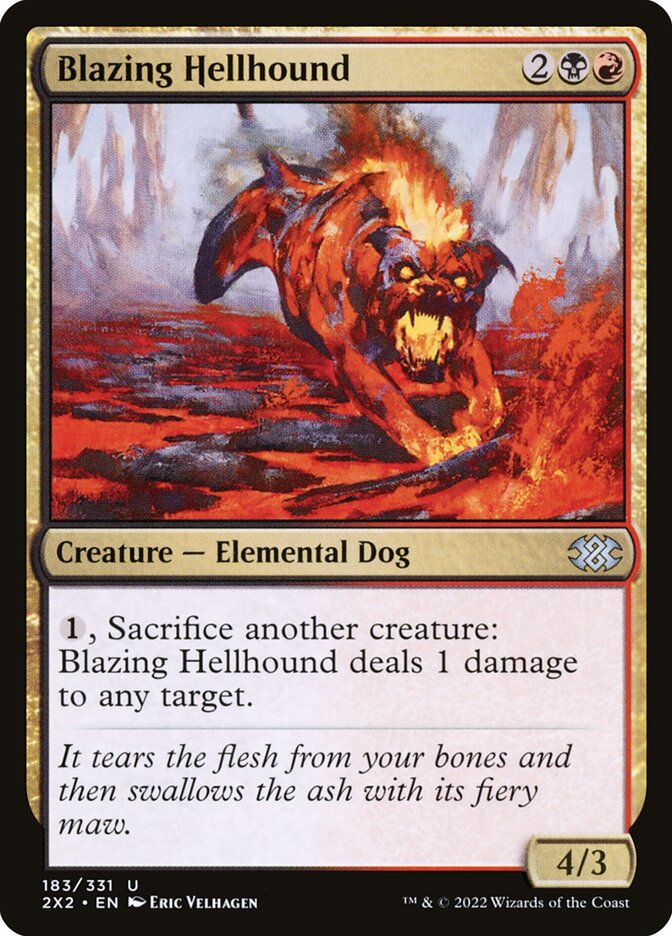 Blazing Hellhound — Double Masters 2022 183/579