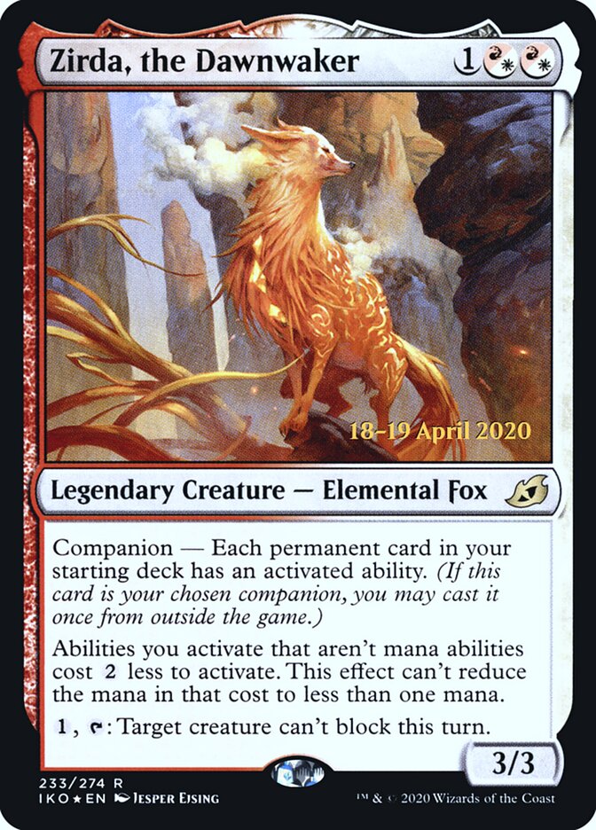 Zirda, the Dawnwaker — Ikoria: Lair of Behemoths Promos 233s/137