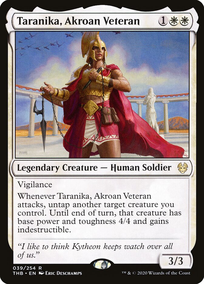 Taranika, vétérane akroenne — Theros Beyond Death 39/358