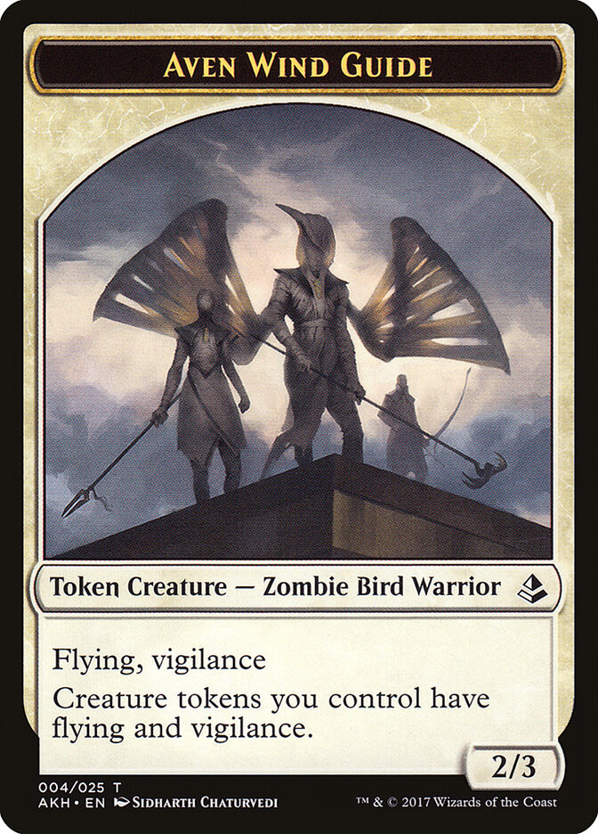 Aven Wind Guide — Amonkhet Tokens 4/26