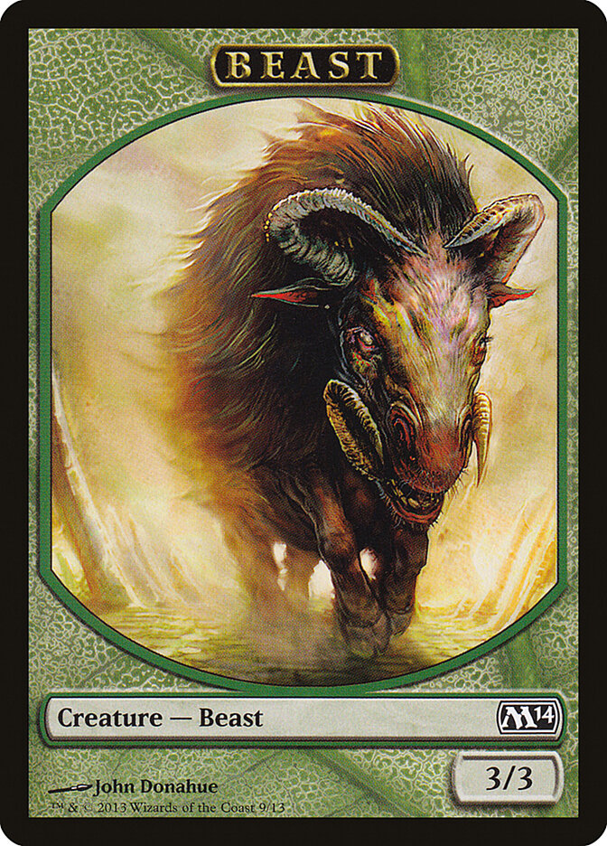 Beast — Magic 2014 Tokens 9/13