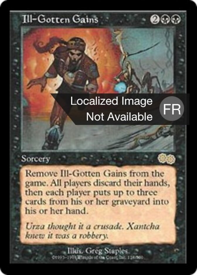 Biens mal acquis — Urza's Saga 138/357