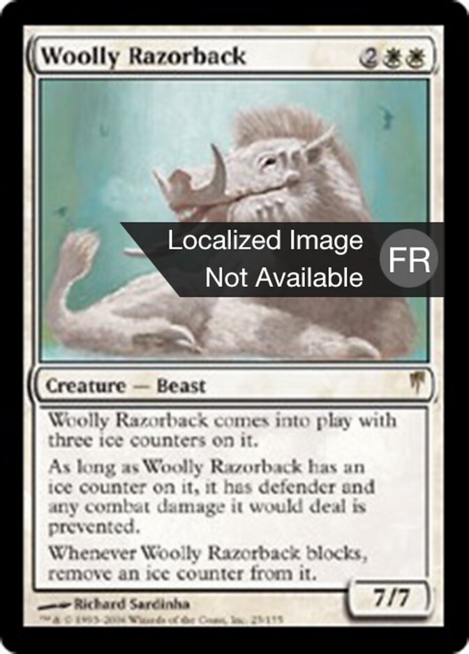 Sanglier laineux — Coldsnap 25/155