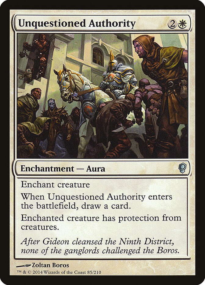 Unquestioned Authority — Conspiracy 85/210