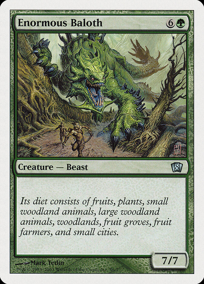 Enormous Baloth — Eighth Edition S6/710