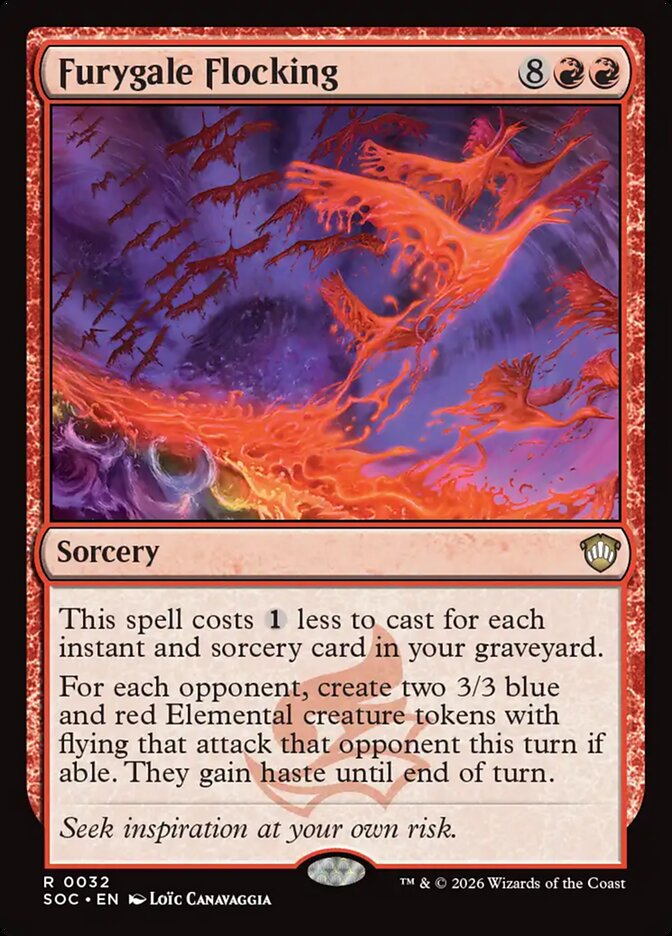 Furygale Flocking — Secrets of Strixhaven Commander 32/426
