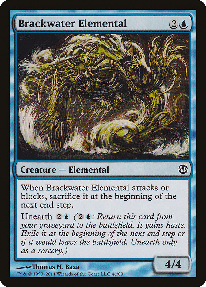 Brackwater Elemental — Duel Decks: Ajani vs. Nicol Bolas 46/80