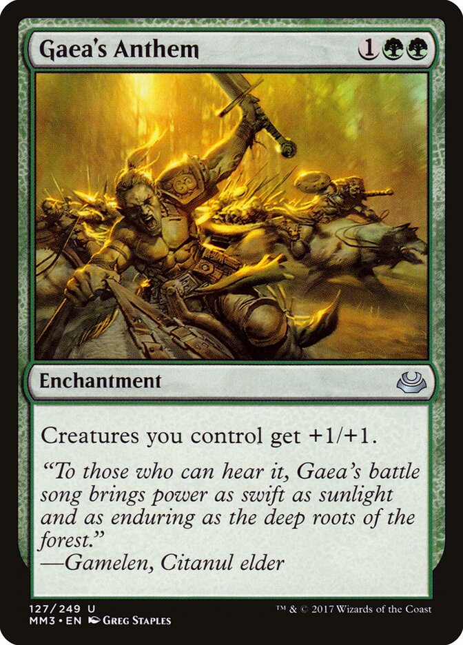 Gaea's Anthem — Modern Masters 2017 127/249