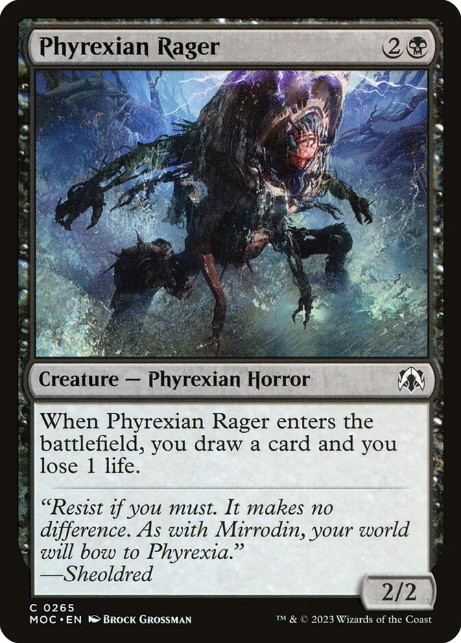 Furie phyrexiane — March of the Machine Commander 265/450