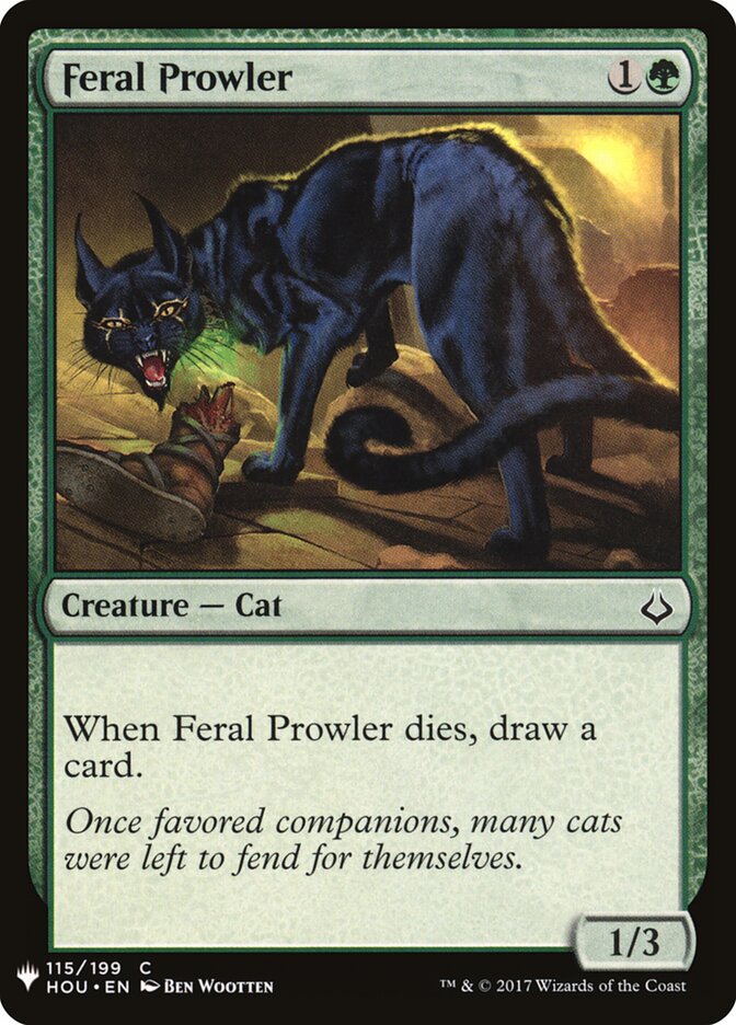 Feral Prowler — The List HOU-115/5581