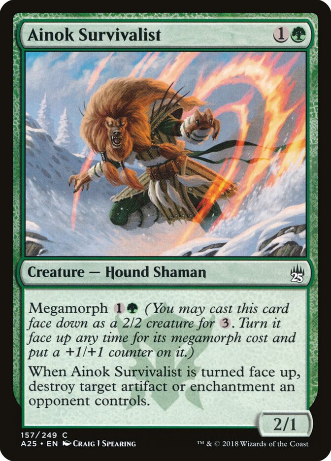 Ainok Survivalist — Masters 25 157/249