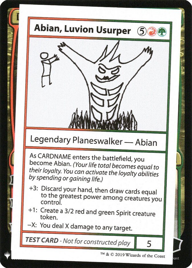 Abian, Luvion Usurper — Mystery Booster Playtest Cards 2019 87/121