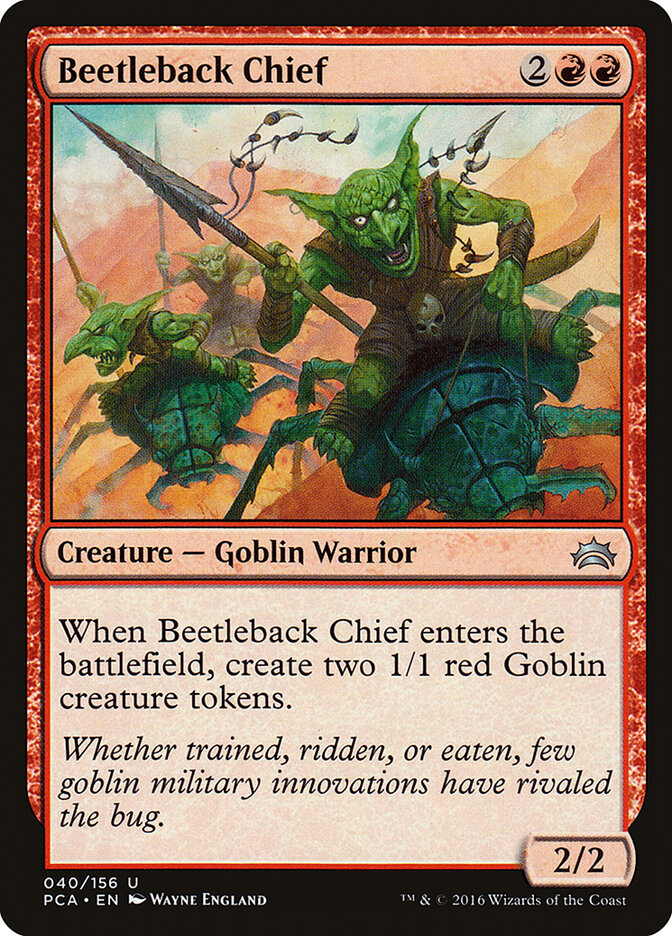 Beetleback Chief — Planechase Anthology 40/156