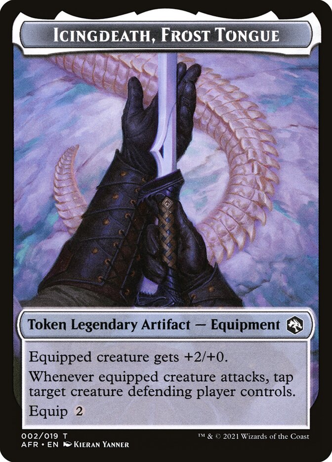 Icingdeath, Frost Tongue — Adventures in the Forgotten Realms Tokens 2/22