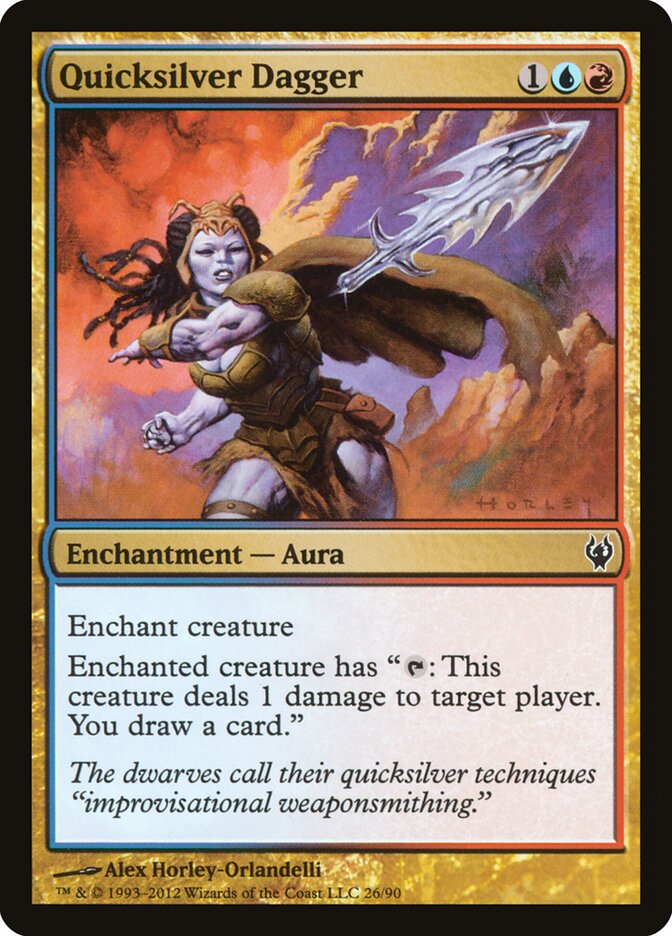 Quicksilver Dagger — Duel Decks: Izzet vs. Golgari 26/90