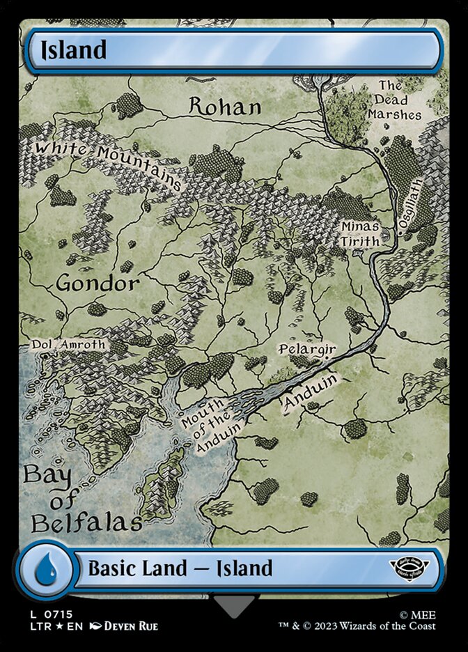 Island — The Lord of the Rings: Tales of Middle-earth 715/856