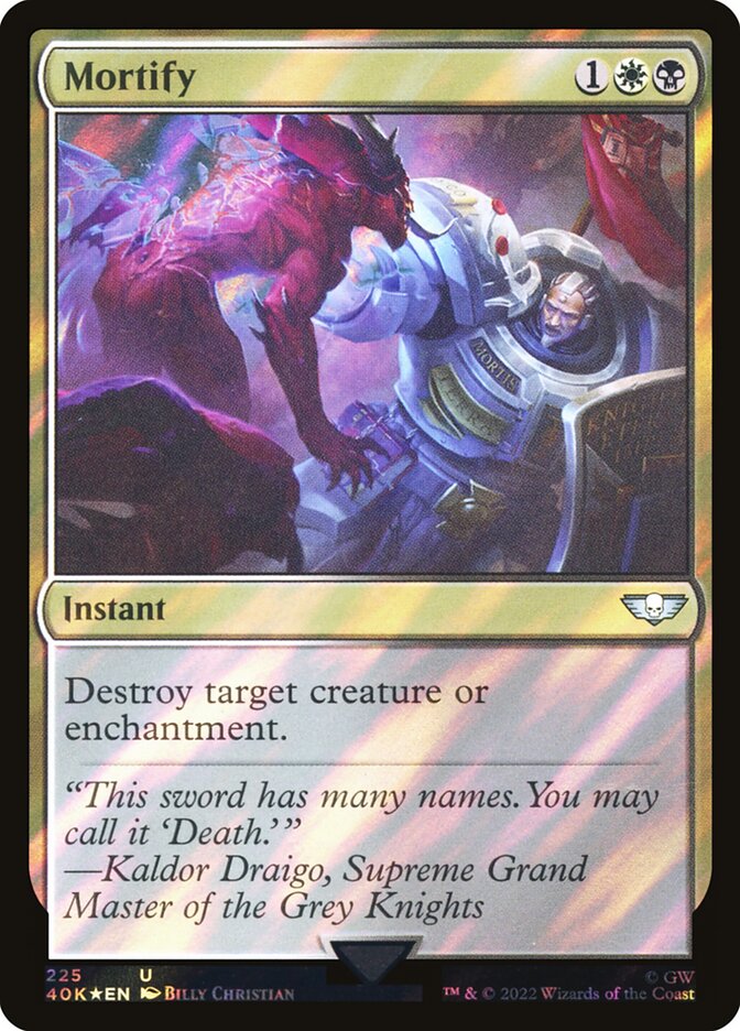 Mortify — Warhammer 40,000 Commander 225★/617