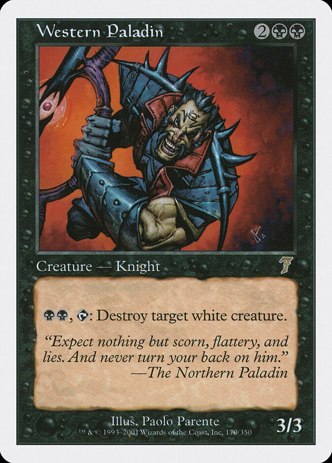 Western Paladin — Seventh Edition 170/708