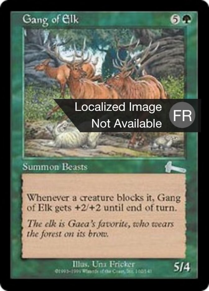 Groupe de wapitis — Urza's Legacy 102/143