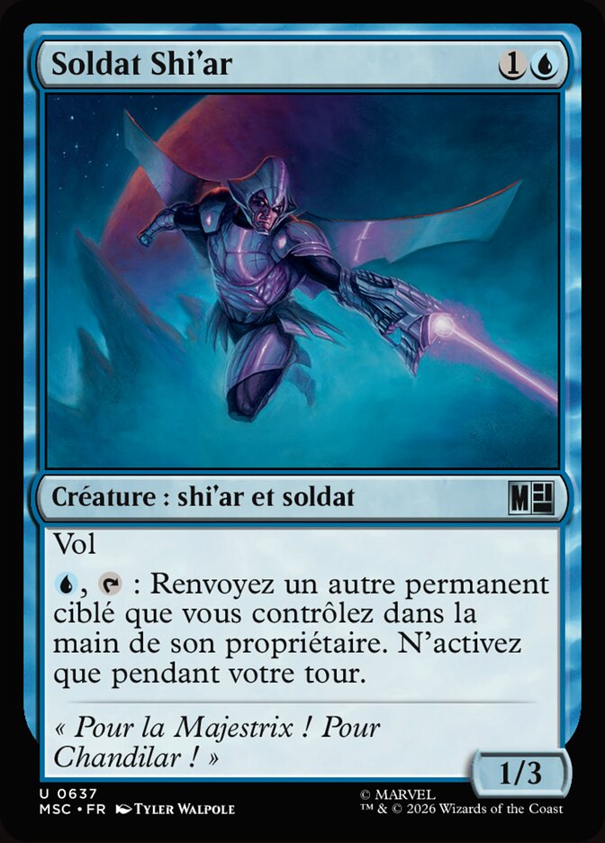Soldat Shi'ar — Marvel Super Heroes Commander 637/866