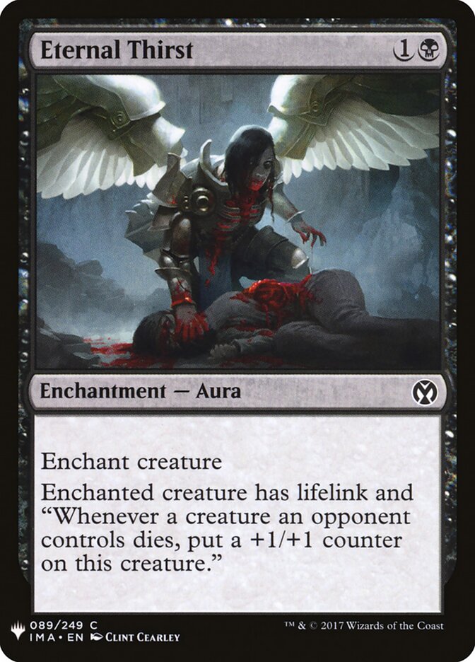 Eternal Thirst — The List IMA-89/5581