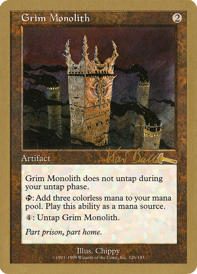 Grim Monolith — World Championship Decks 1999 kb126/111