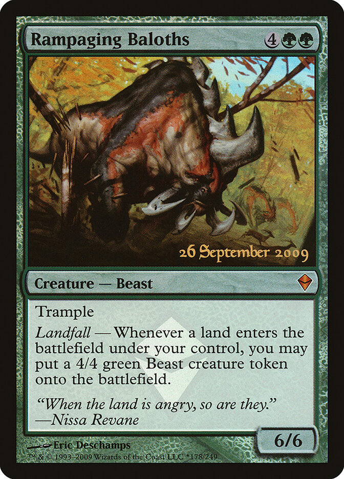 Rampaging Baloths — Zendikar Promos 178★/5
