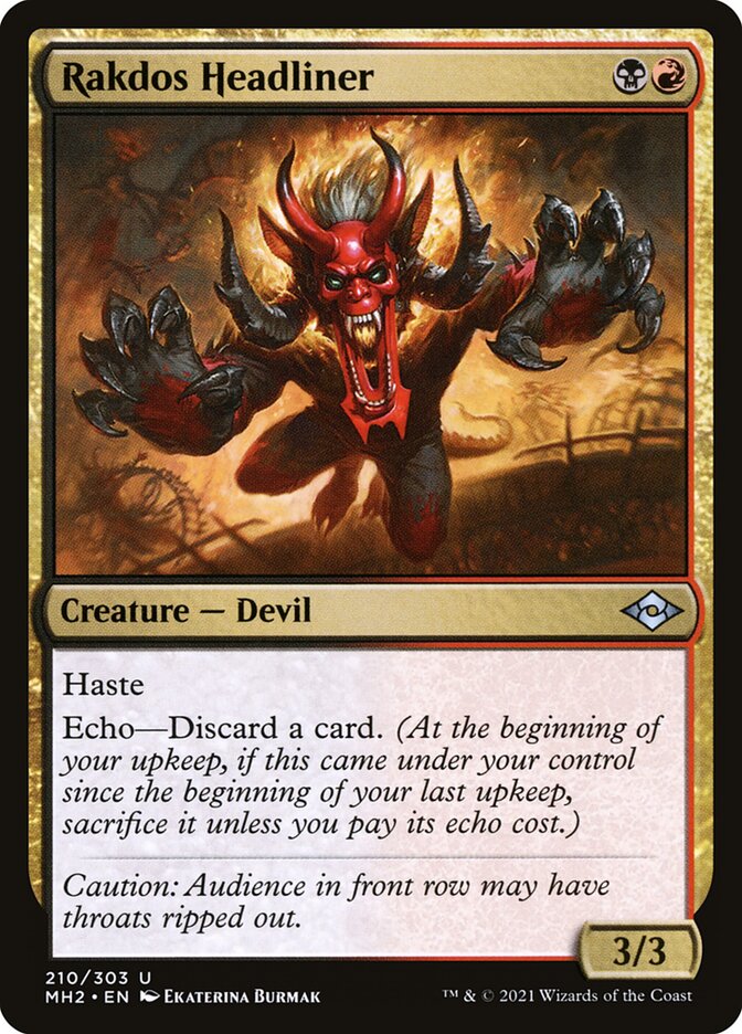 Rakdos Headliner — Modern Horizons 2 210/493