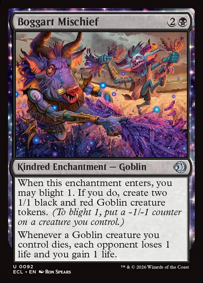 Malice de boggart — Lorwyn Eclipsed 92/408