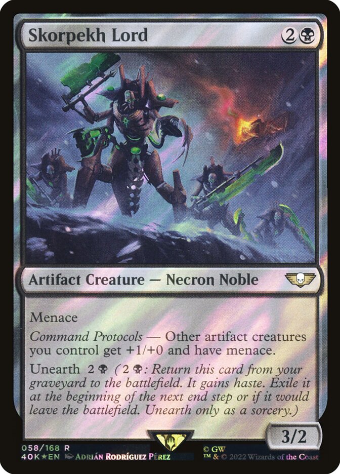 Skorpekh Lord — Warhammer 40,000 Commander 58★/617