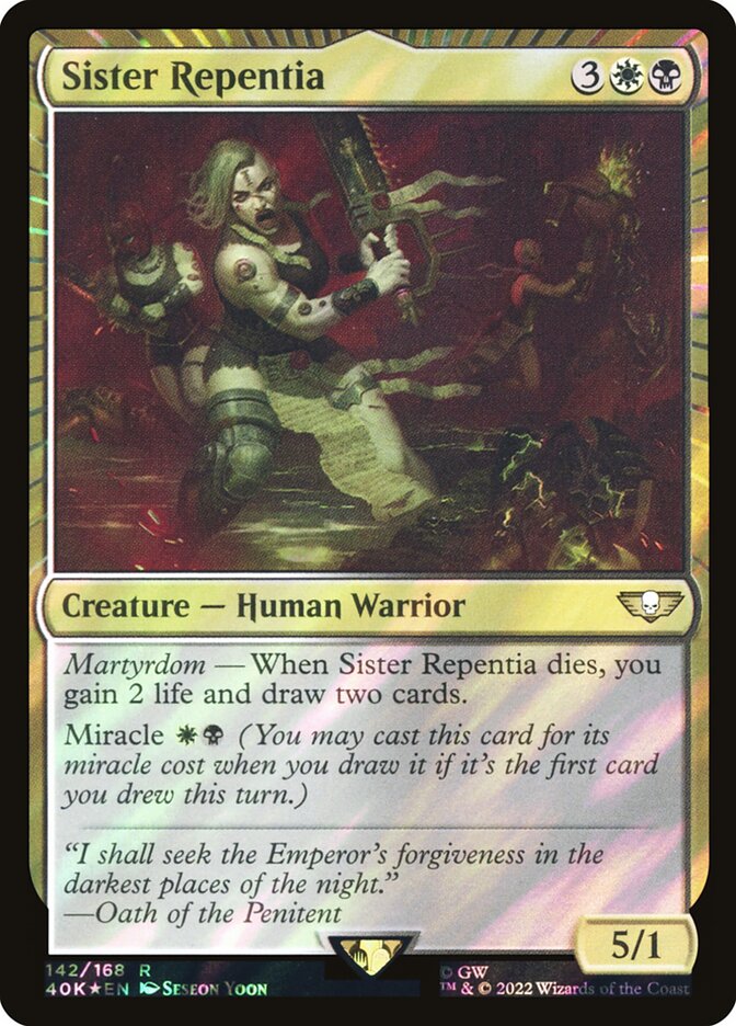 Sister Repentia — Warhammer 40,000 Commander 142★/617