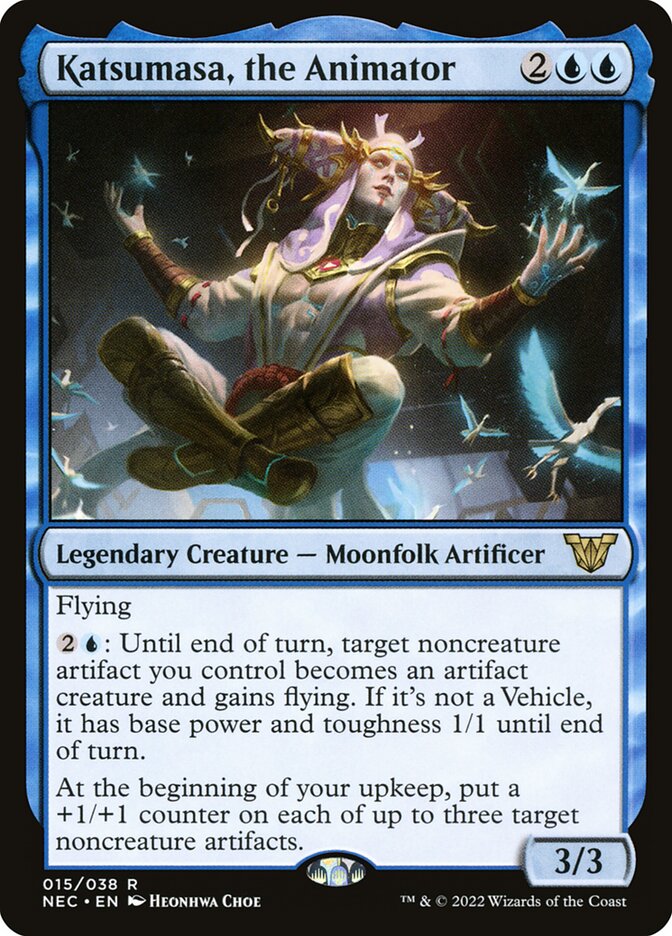 Katsumasa, the Animator — Neon Dynasty Commander 15/179