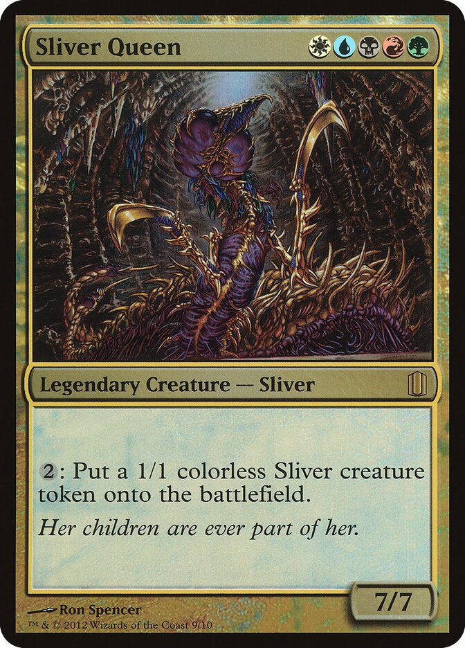 Sliver Queen — Commander's Arsenal Oversized 9/10