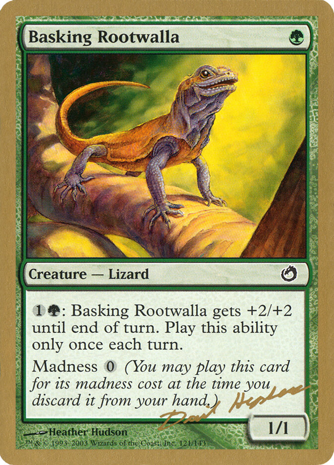 Basking Rootwalla — World Championship Decks 2003 dh121/142
