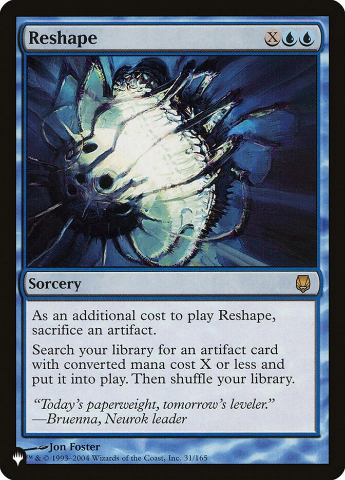 Reshape — The List DST-31/5581