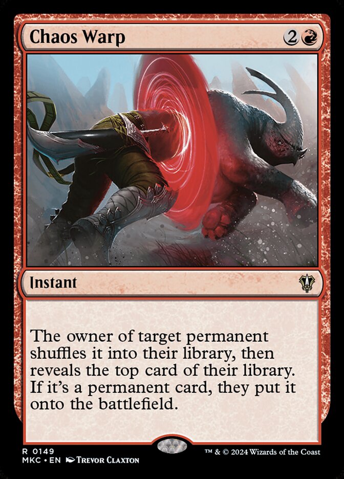 Chaos Warp — Murders at Karlov Manor Commander 149/358